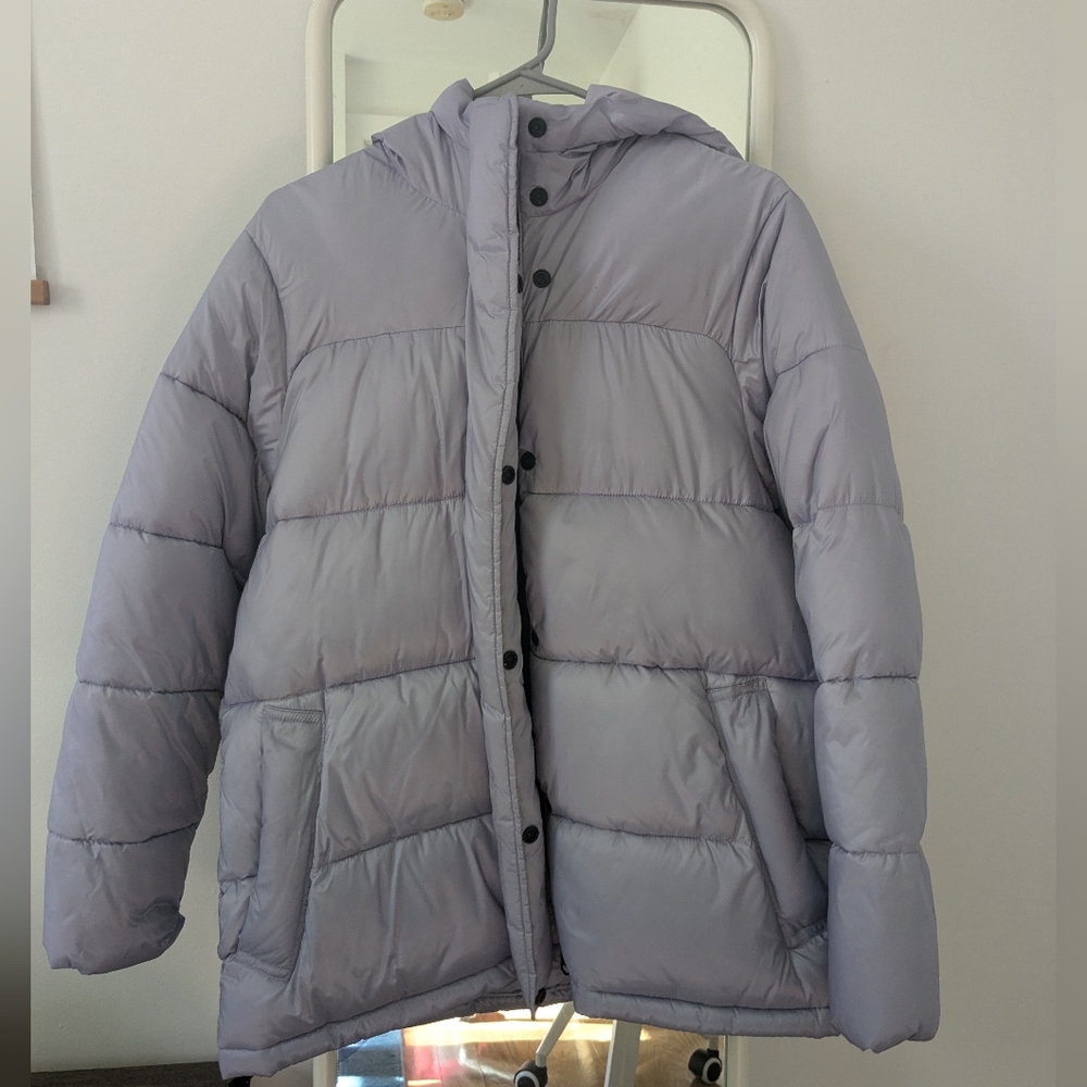 Everlane ReNew Puffy Puff in Purple